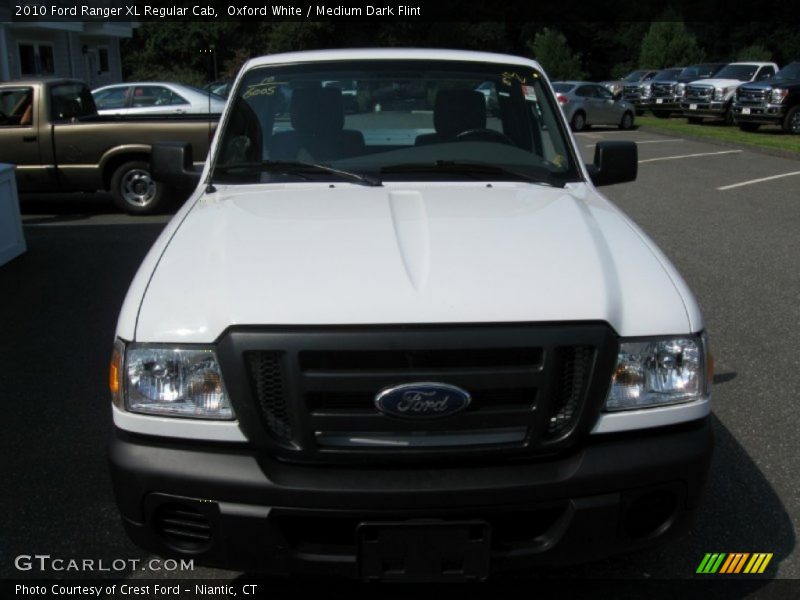 Oxford White / Medium Dark Flint 2010 Ford Ranger XL Regular Cab