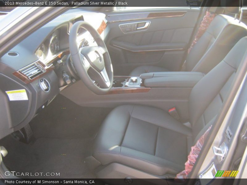 Palladium Silver Metallic / Black 2013 Mercedes-Benz E 350 Sedan