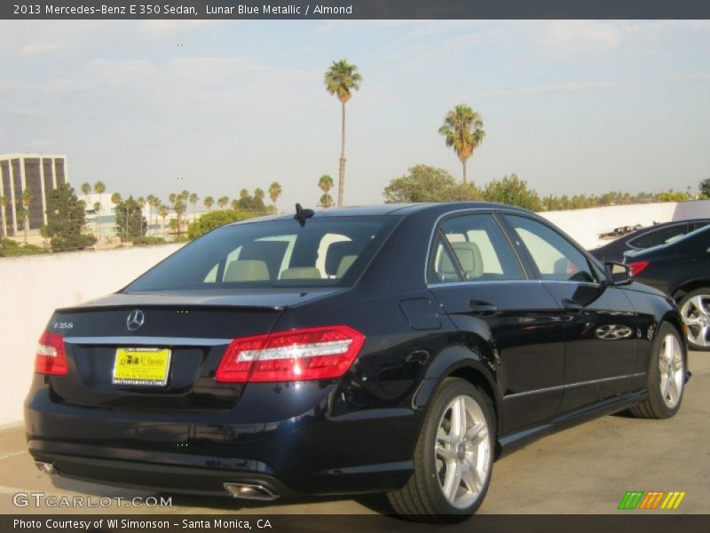 Lunar Blue Metallic / Almond 2013 Mercedes-Benz E 350 Sedan