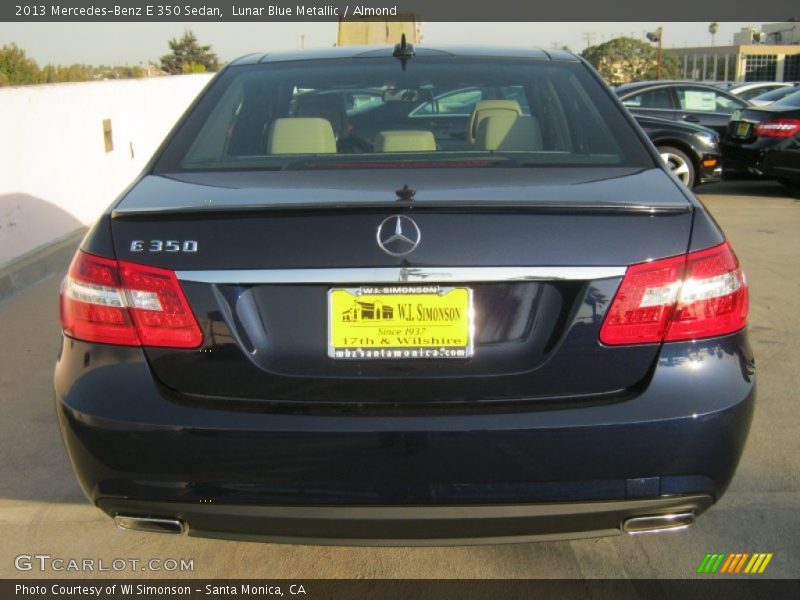 Lunar Blue Metallic / Almond 2013 Mercedes-Benz E 350 Sedan