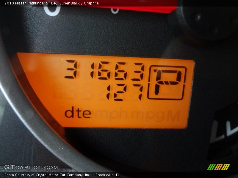 Super Black / Graphite 2010 Nissan Pathfinder S FE+