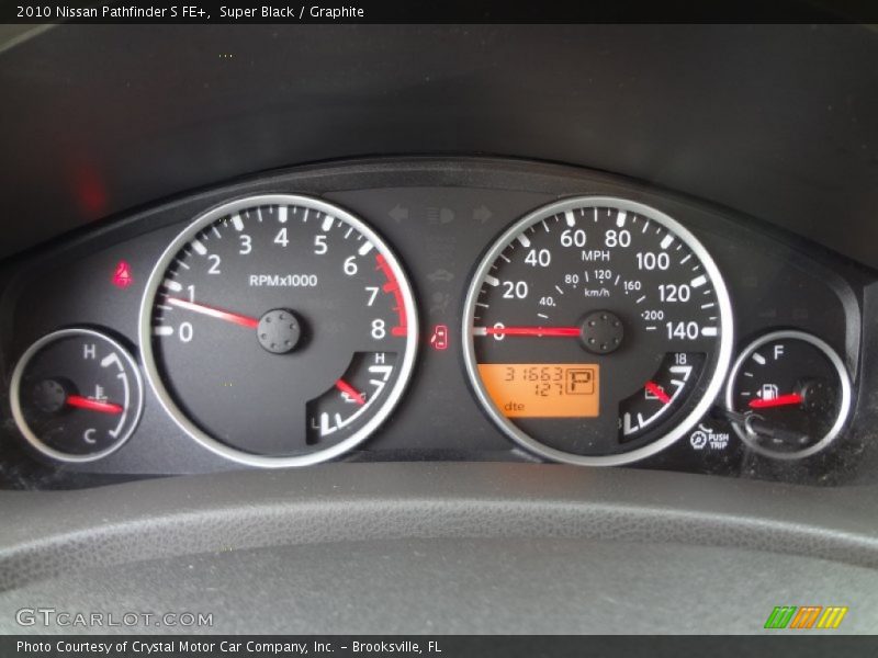 Super Black / Graphite 2010 Nissan Pathfinder S FE+