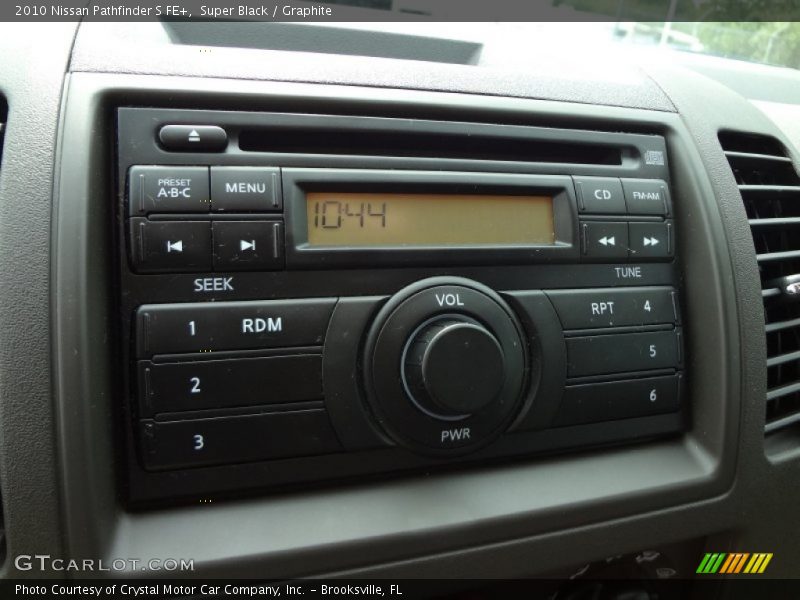 Super Black / Graphite 2010 Nissan Pathfinder S FE+