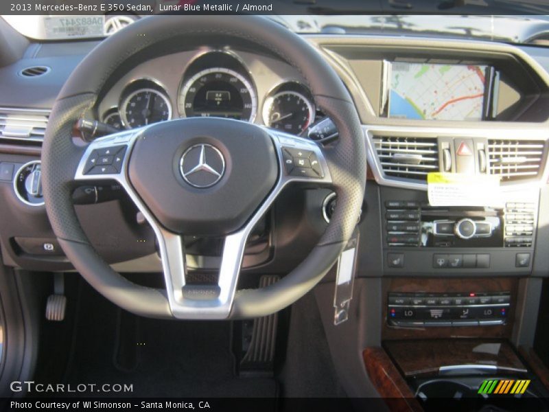 Lunar Blue Metallic / Almond 2013 Mercedes-Benz E 350 Sedan