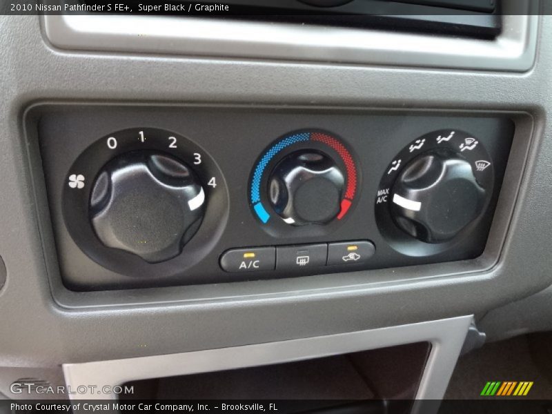 Super Black / Graphite 2010 Nissan Pathfinder S FE+