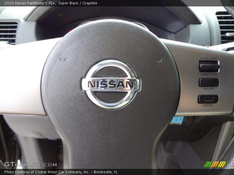 Super Black / Graphite 2010 Nissan Pathfinder S FE+
