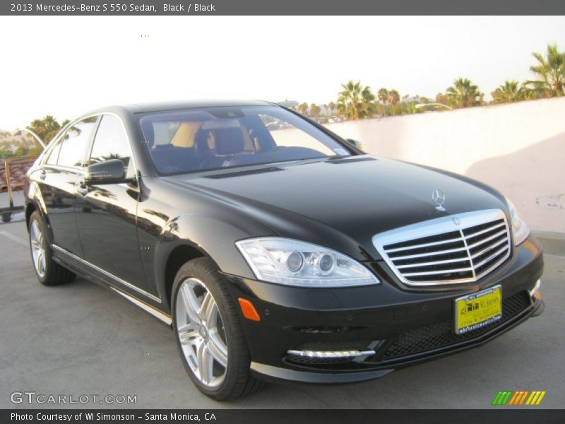 Black / Black 2013 Mercedes-Benz S 550 Sedan