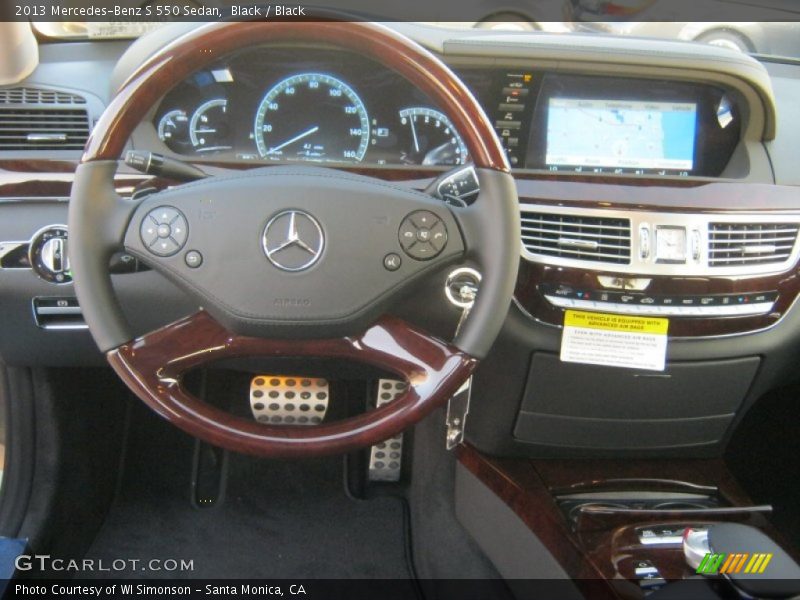 Black / Black 2013 Mercedes-Benz S 550 Sedan