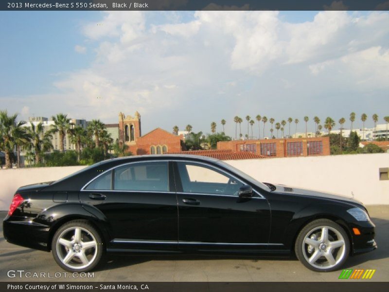 Black / Black 2013 Mercedes-Benz S 550 Sedan