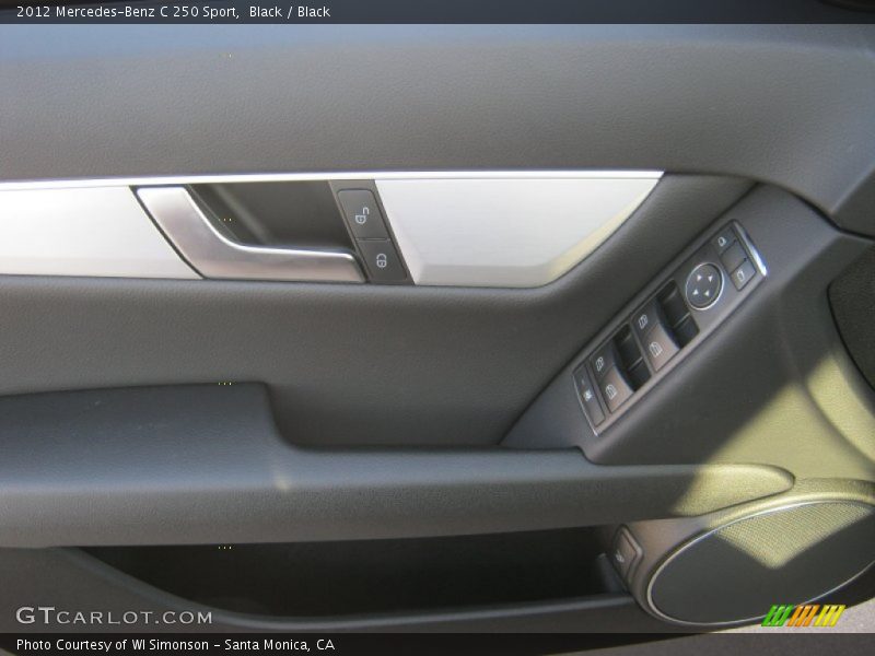 Black / Black 2012 Mercedes-Benz C 250 Sport
