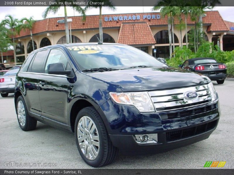 Dark Ink Blue Metallic / Charcoal 2008 Ford Edge Limited