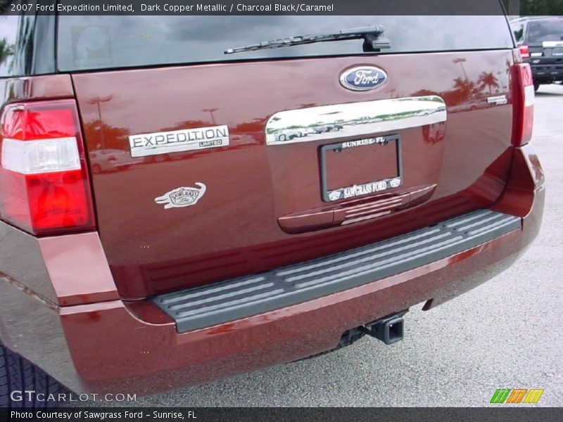 Dark Copper Metallic / Charcoal Black/Caramel 2007 Ford Expedition Limited
