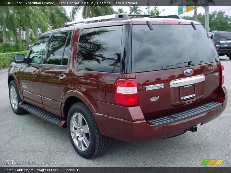Dark Copper Metallic / Charcoal Black/Caramel 2007 Ford Expedition Limited