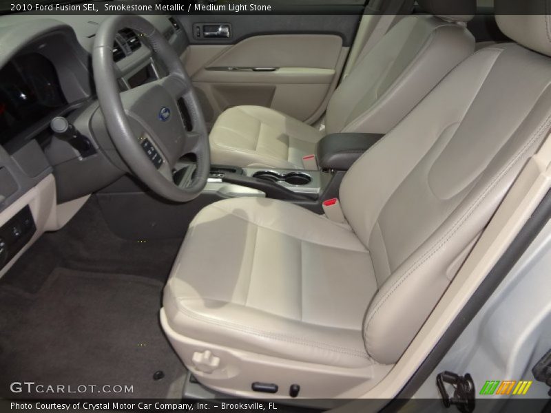 Smokestone Metallic / Medium Light Stone 2010 Ford Fusion SEL