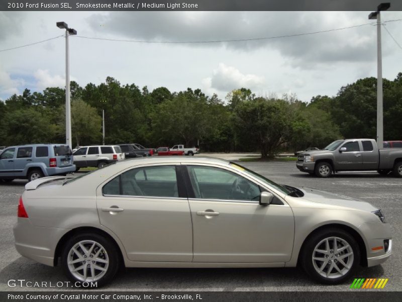 Smokestone Metallic / Medium Light Stone 2010 Ford Fusion SEL