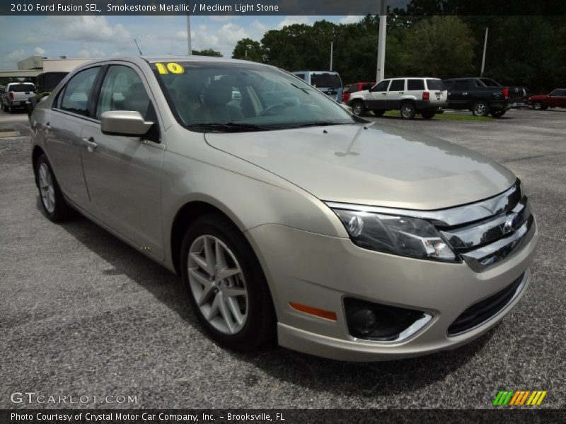 Smokestone Metallic / Medium Light Stone 2010 Ford Fusion SEL