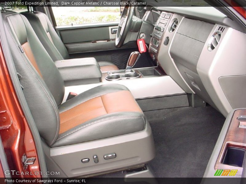 Dark Copper Metallic / Charcoal Black/Caramel 2007 Ford Expedition Limited