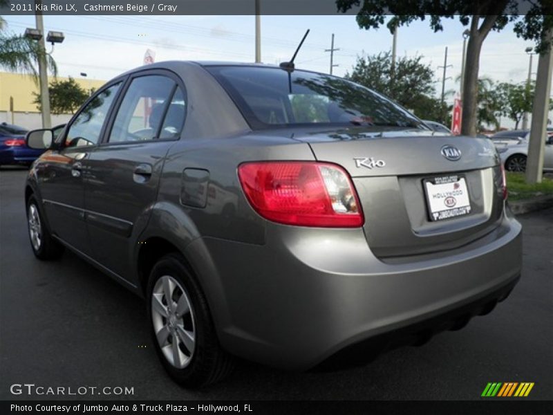 Cashmere Beige / Gray 2011 Kia Rio LX