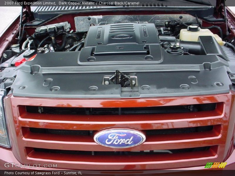 Dark Copper Metallic / Charcoal Black/Caramel 2007 Ford Expedition Limited