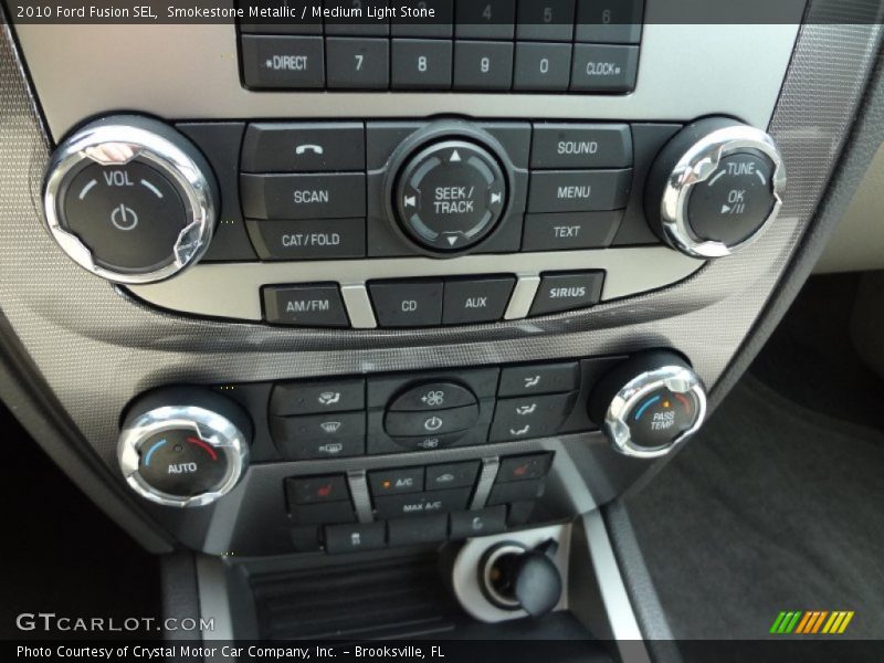 Smokestone Metallic / Medium Light Stone 2010 Ford Fusion SEL