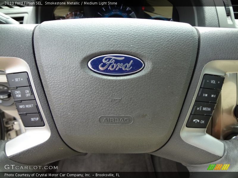 Smokestone Metallic / Medium Light Stone 2010 Ford Fusion SEL