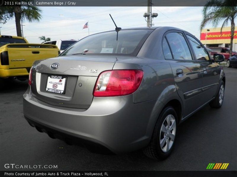 Cashmere Beige / Gray 2011 Kia Rio LX