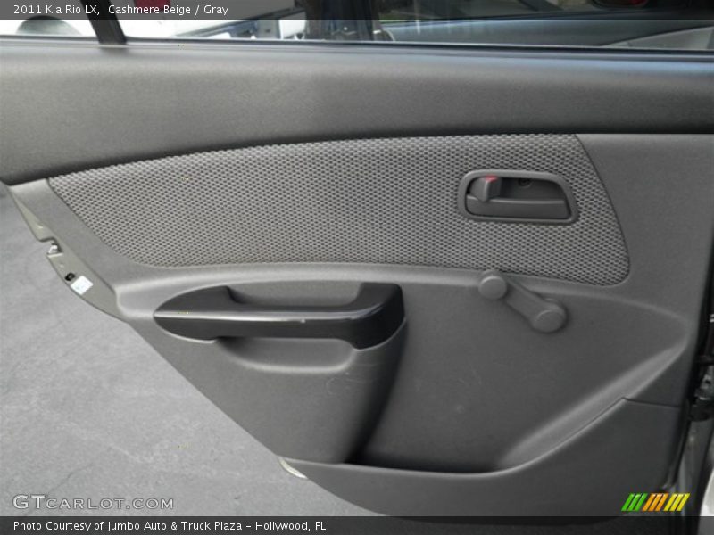 Cashmere Beige / Gray 2011 Kia Rio LX