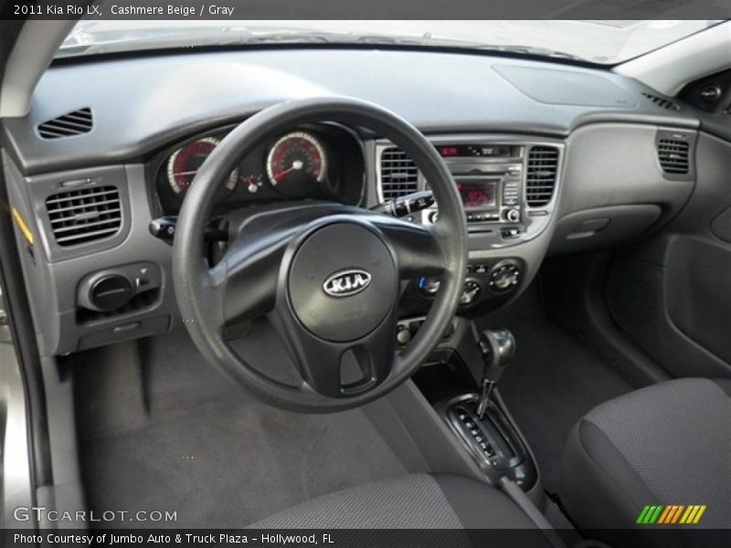 Cashmere Beige / Gray 2011 Kia Rio LX