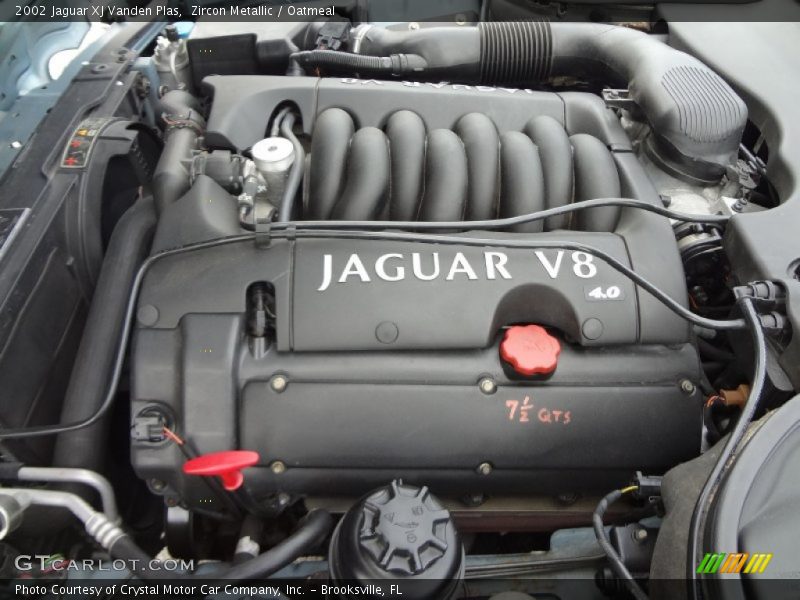  2002 XJ Vanden Plas Engine - 4.0 Liter DOHC 32 Valve V8
