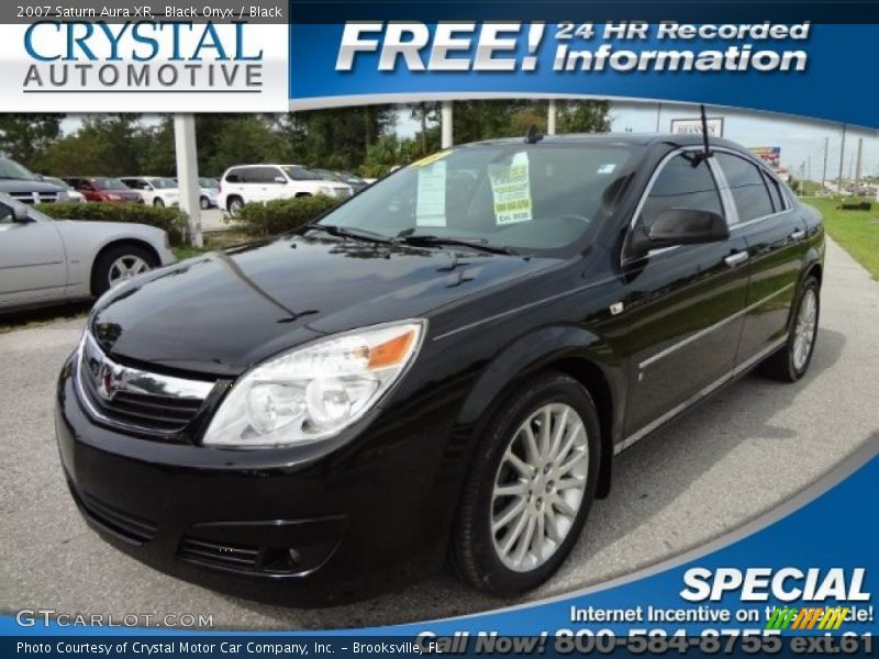 Black Onyx / Black 2007 Saturn Aura XR