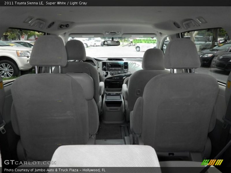 Super White / Light Gray 2011 Toyota Sienna LE