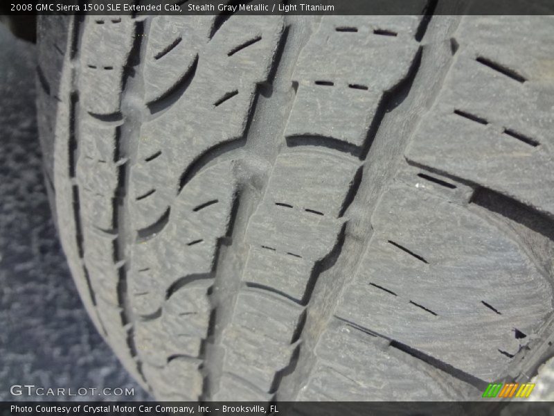 Stealth Gray Metallic / Light Titanium 2008 GMC Sierra 1500 SLE Extended Cab