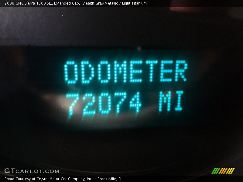Stealth Gray Metallic / Light Titanium 2008 GMC Sierra 1500 SLE Extended Cab