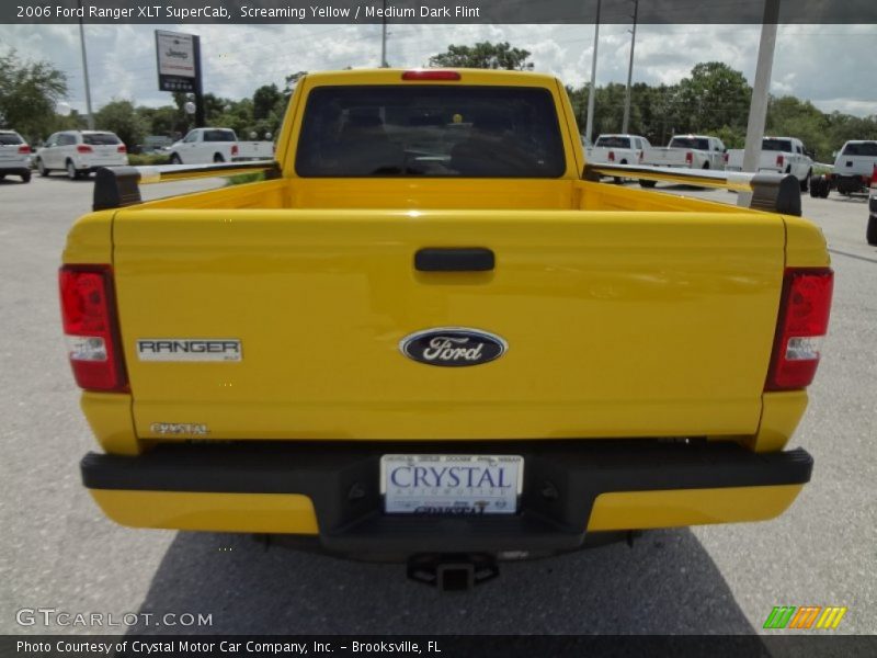 Screaming Yellow / Medium Dark Flint 2006 Ford Ranger XLT SuperCab