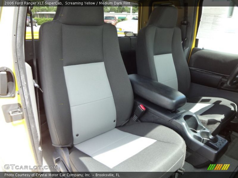 Screaming Yellow / Medium Dark Flint 2006 Ford Ranger XLT SuperCab
