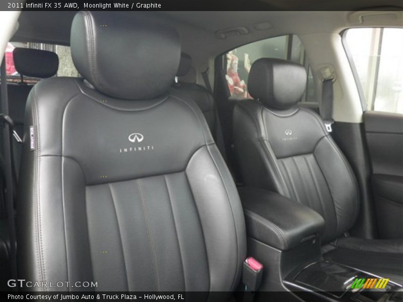 Moonlight White / Graphite 2011 Infiniti FX 35 AWD