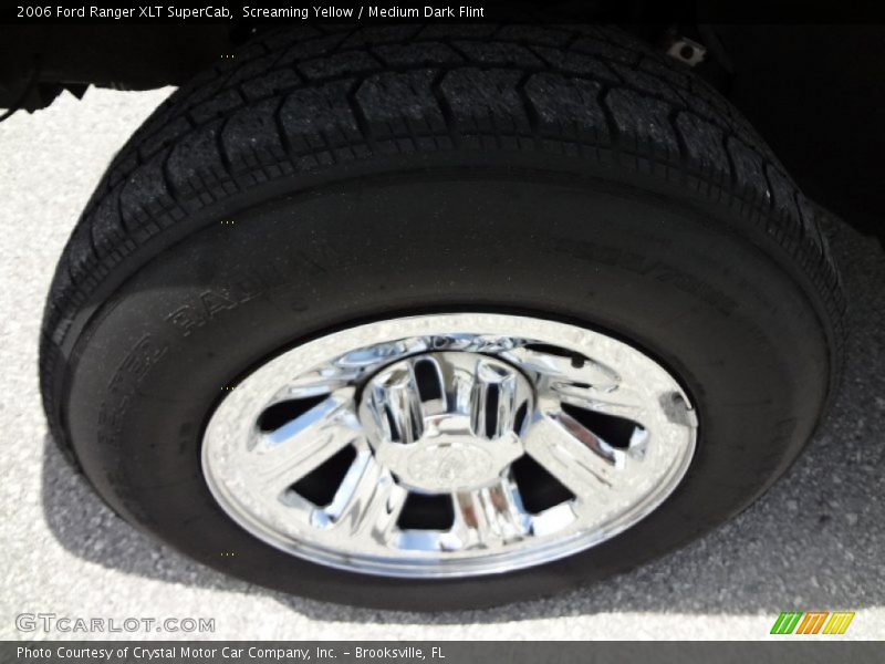 Screaming Yellow / Medium Dark Flint 2006 Ford Ranger XLT SuperCab