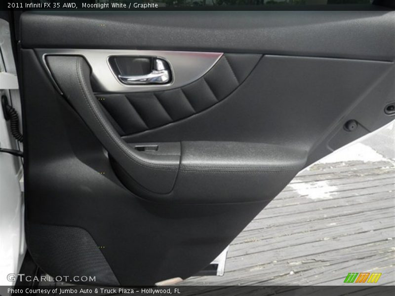 Moonlight White / Graphite 2011 Infiniti FX 35 AWD