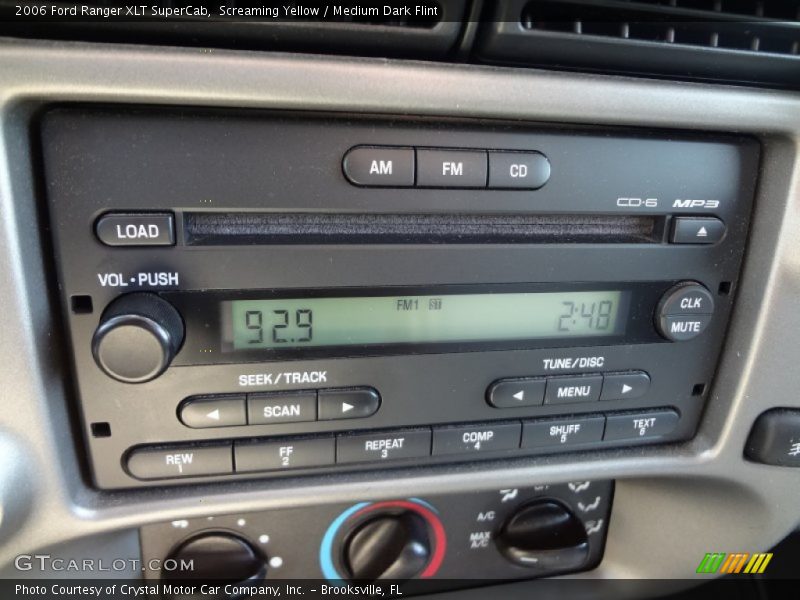 Screaming Yellow / Medium Dark Flint 2006 Ford Ranger XLT SuperCab