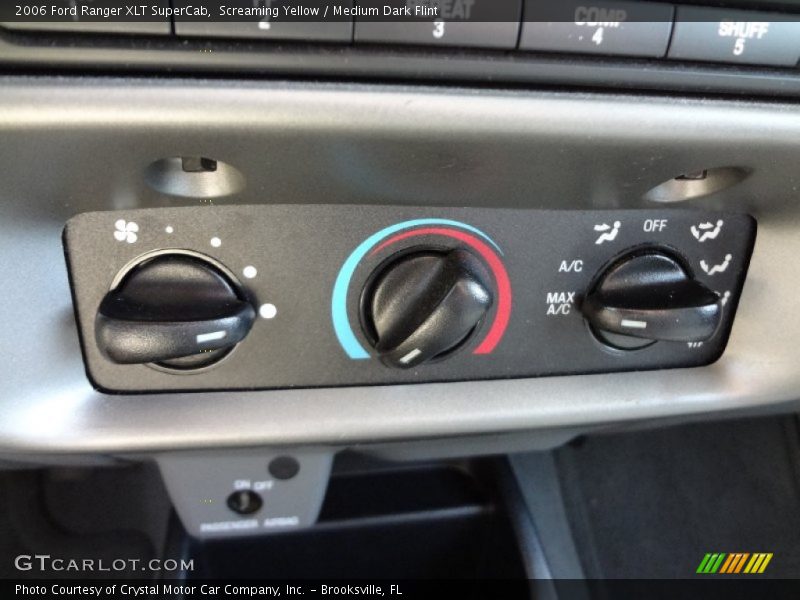 Screaming Yellow / Medium Dark Flint 2006 Ford Ranger XLT SuperCab