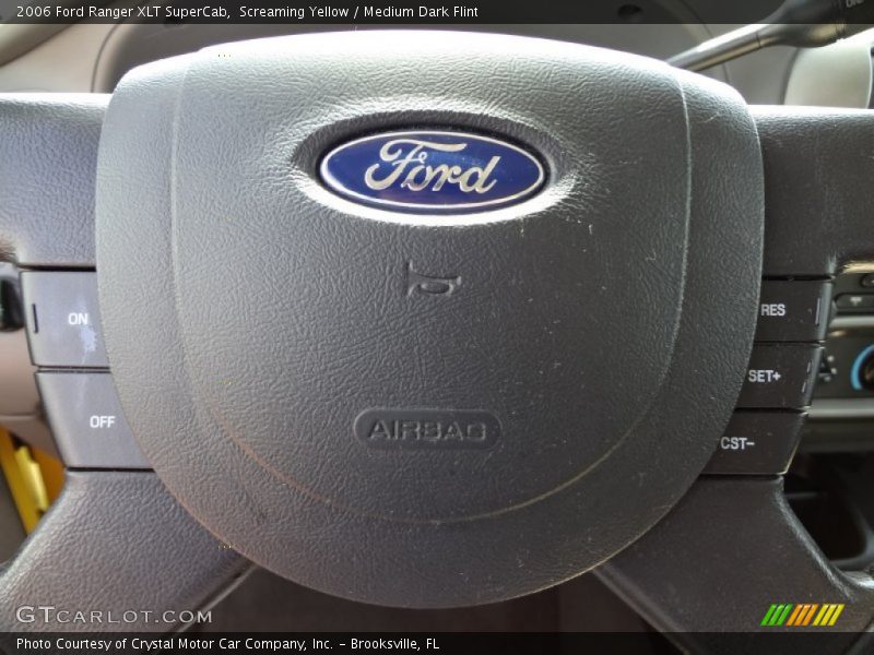 Screaming Yellow / Medium Dark Flint 2006 Ford Ranger XLT SuperCab