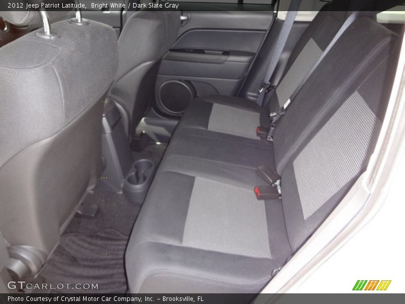Bright White / Dark Slate Gray 2012 Jeep Patriot Latitude