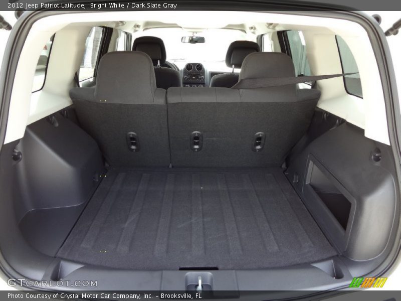 Bright White / Dark Slate Gray 2012 Jeep Patriot Latitude