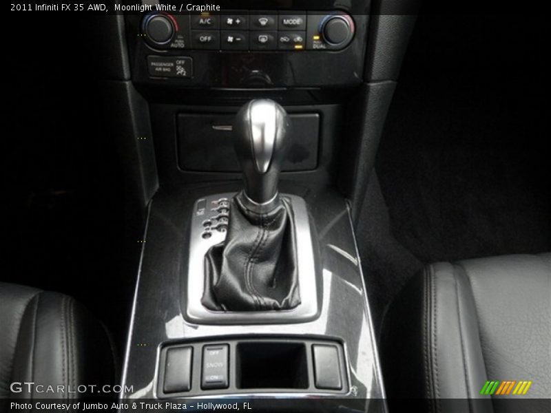 Moonlight White / Graphite 2011 Infiniti FX 35 AWD