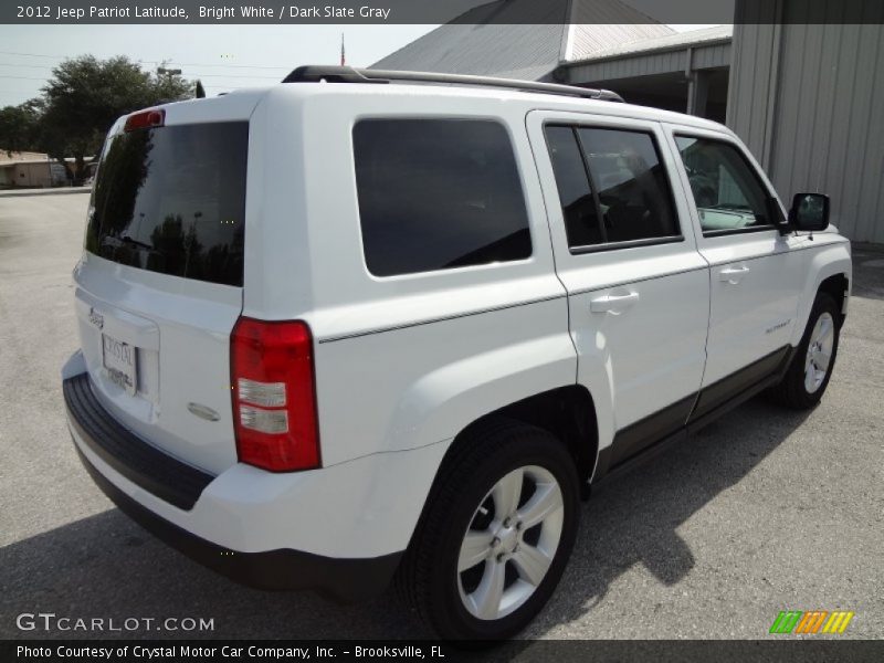 Bright White / Dark Slate Gray 2012 Jeep Patriot Latitude