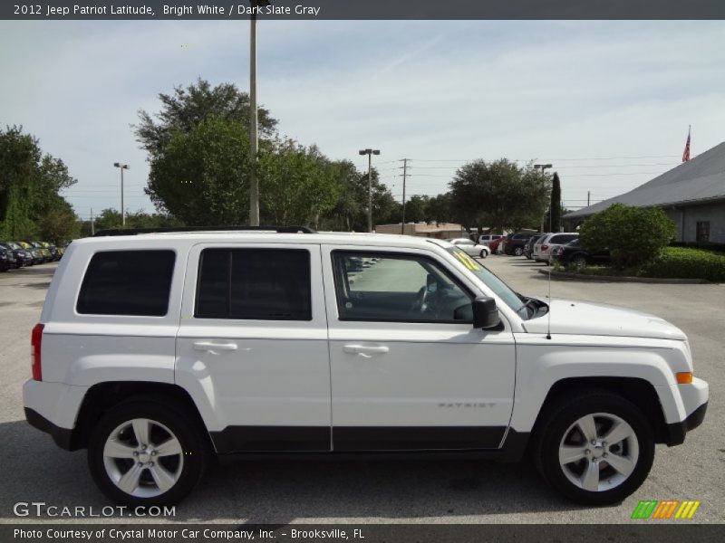Bright White / Dark Slate Gray 2012 Jeep Patriot Latitude