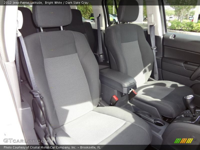 Bright White / Dark Slate Gray 2012 Jeep Patriot Latitude