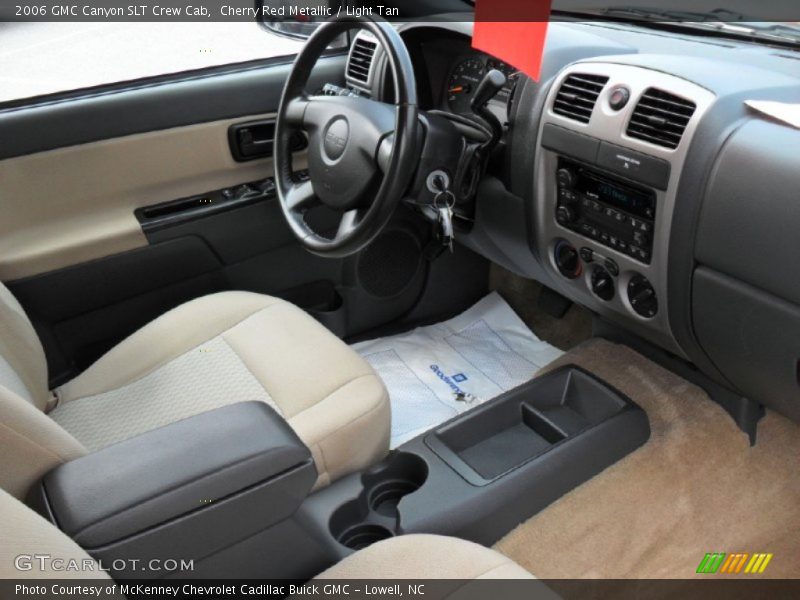 Cherry Red Metallic / Light Tan 2006 GMC Canyon SLT Crew Cab