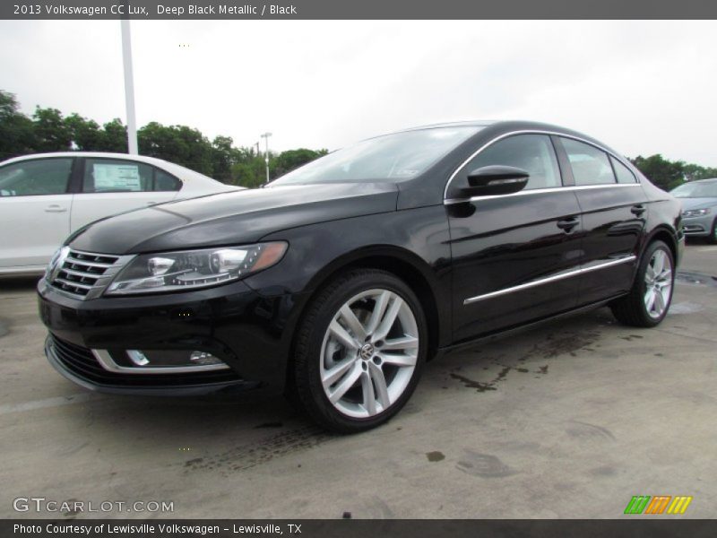 Deep Black Metallic / Black 2013 Volkswagen CC Lux