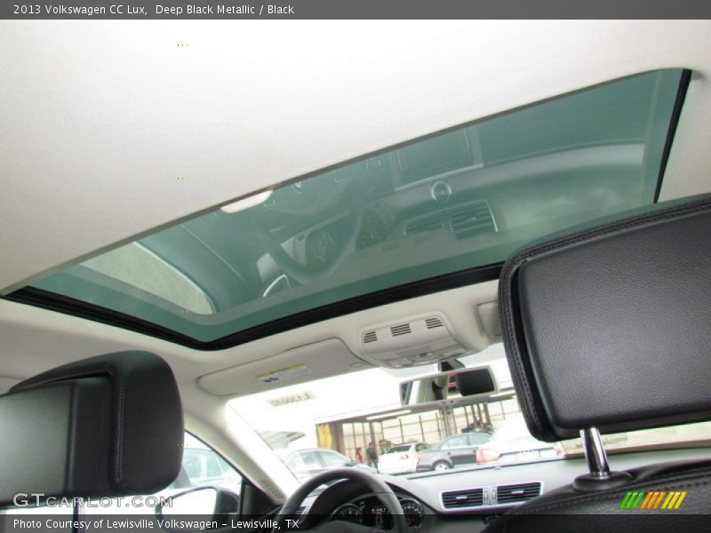 Deep Black Metallic / Black 2013 Volkswagen CC Lux